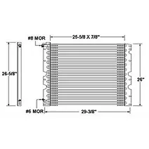 Air Conditioner Condenser INTERNATIONAL 4900 LKQ Western Truck Parts