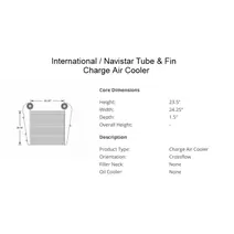 Charge Air Cooler (ATAAC) INTERNATIONAL 4900 Frontier Truck Parts