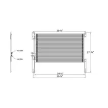 Air Conditioner Condenser INTERNATIONAL 9200 Frontier Truck Parts