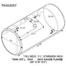 Fuel Tank INTERNATIONAL 9400 LKQ Wholesale Truck Parts