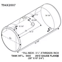 Fuel Tank INTERNATIONAL 9400 LKQ Western Truck Parts