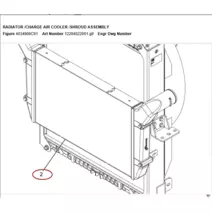 Charge Air Cooler (ATAAC) INTERNATIONAL 9900 K &amp; R Truck Sales, Inc.