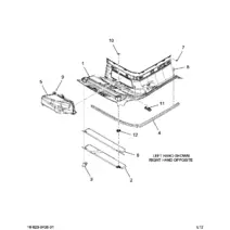 Sun Visor (External) INTERNATIONAL 9900 K &amp; R Truck Sales, Inc.