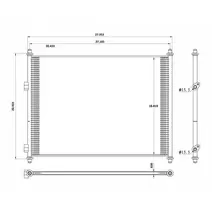 Air Conditioner Condenser INTERNATIONAL LONESTAR LKQ Western Truck Parts