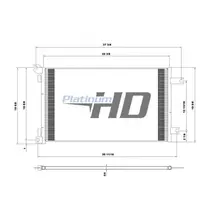 Air Conditioner Condenser INTERNATIONAL Prostar Frontier Truck Parts