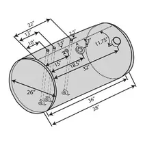 Fuel Tank INTERNATIONAL PROSTAR LKQ Acme Truck Parts