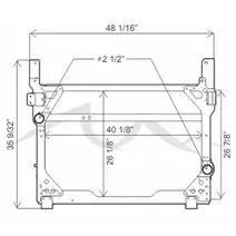 Radiator INTERNATIONAL PROSTAR LKQ Plunks Truck Parts And Equipment - Jackson