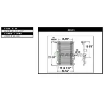 Air Conditioner Condenser ISUZU NPR LKQ Evans Heavy Truck Parts