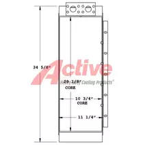 Engine Oil Cooler John Deere 384 Knuckleboom Log Loader Active Radiator