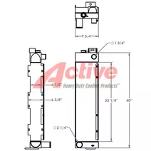 Radiator John Deere 650H Active Radiator