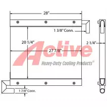 Engine Oil Cooler John Deere EX100 Active Radiator