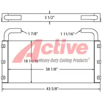 Engine Oil Cooler John Deere MA200 Active Radiator