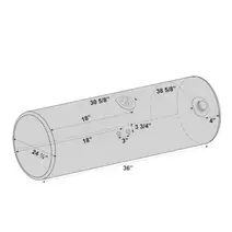 FUEL TANK KENWORTH 65-74 GALLON