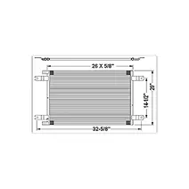 Air Conditioner Condenser KENWORTH T660 LKQ Western Truck Parts