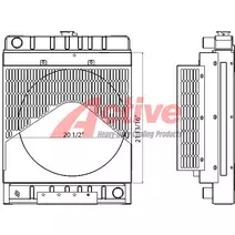 Radiator Kubota V3300 Low Fan Active Radiator