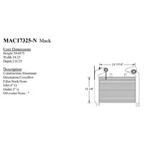 Charge Air Cooler (ATAAC) MACK MR Series Frontier Truck Parts