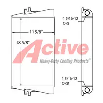 Engine Oil Cooler New Holland LB Series Active Radiator