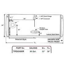 Fuel Tank PETERBILT  LKQ Plunks Truck Parts And Equipment - Jackson