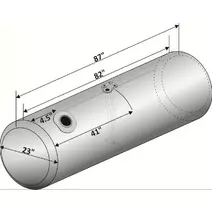 Fuel Tank PETERBILT 145-154 GALLON Marshfield Aftermarket