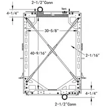 RADIATOR ASSEMBLY PETERBILT 320