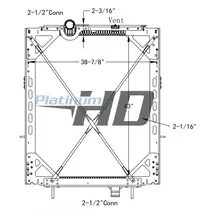 Radiator PETERBILT 389 LKQ Western Truck Parts Radiator PETERBILT 389 LKQ Western Truck Parts