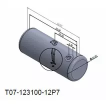 FUEL TANK PETERBILT 95-104 GALLON