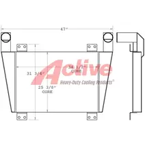 Charge Air Cooler (ATAAC) Spartan K2 Cabless Line / Mountain Master Active Radiator