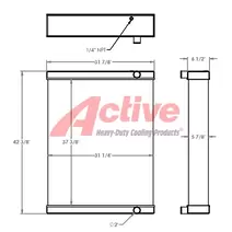 Radiator Volvo CE 120C Active Radiator