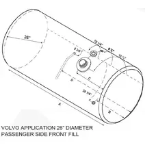 FUEL TANK VOLVO VNL 2004-2018