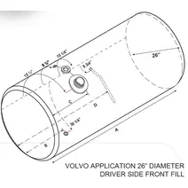 Fuel Tank VOLVO VNL 2004-2018 LKQ Geiger Truck Parts