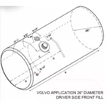 Fuel Tank VOLVO VNL 2004-2018 LKQ Plunks Truck Parts And Equipment - Jackson