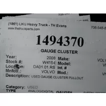Instrument Cluster VOLVO VNL LKQ Evans Heavy Truck Parts