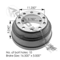 AFTERMARKET  Brakes, (DrumRotors) Rear thumbnail 1