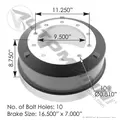 AFTERMARKET  Brakes, (DrumRotors) Rear thumbnail 1
