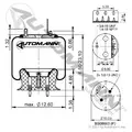 AUTOMANN AB1DK23M-9371 AIR BAG (SPRING) thumbnail 2