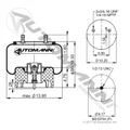 AUTOMANN AB1DK25A-8709 AIR BAG (SPRING) thumbnail 2