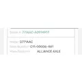 Axle Alliance Other Axle Assembly, Rear thumbnail 6