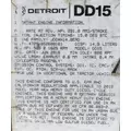 DETROIT DD15 Engine Assembly thumbnail 1