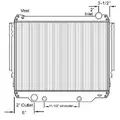 FORD B600 RADIATOR ASSEMBLY thumbnail 2