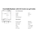 FORD E350 Radiator thumbnail 1