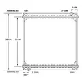 FORD F700 RADIATOR ASSEMBLY thumbnail 3