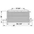 FORD L7000 AIR CONDITIONER CONDENSER thumbnail 3