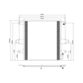 FREIGHTLINER CONDOR AIR CONDITIONER CONDENSER thumbnail 3