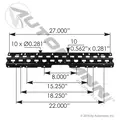 FREIGHTLINER FLC112 DOOR HINGE thumbnail 1