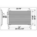 FREIGHTLINER M2 106 AIR CONDITIONER CONDENSER thumbnail 2