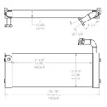 HITACHI 135 Engine Oil Cooler thumbnail 1