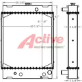 Hyundai 740-3 Radiator thumbnail 1