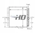 INTERNATIONAL 4300 RADIATOR ASSEMBLY thumbnail 3