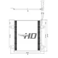 INTERNATIONAL 5500I AIR CONDITIONER CONDENSER thumbnail 2