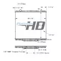 INTERNATIONAL 5600I RADIATOR ASSEMBLY thumbnail 2